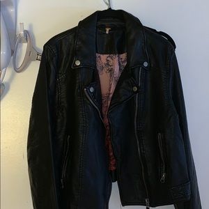 Free People Leather Jacket